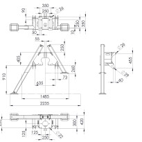 Support legs A type small - B2.1