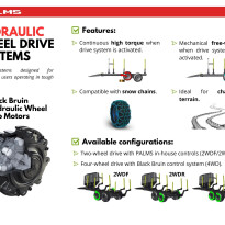 2WD on rear wheels - 2WDR