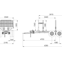 Forest trailer PALMS 10UX